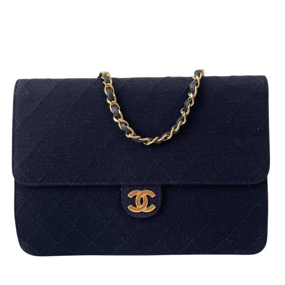 Vintage Chanel shoulder shoulder bag half flap - Picture 4 of 11